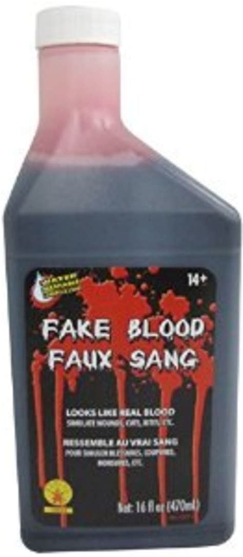 staining clothes with fake blood|non staining blood recipe.